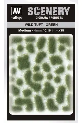 Figurine tuft wild sc406 green medium